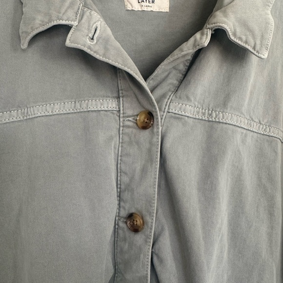 Marine Layer Sage Freya Utility Jacket Coastal Casual Chore Coat XL - Picture 10 of 12